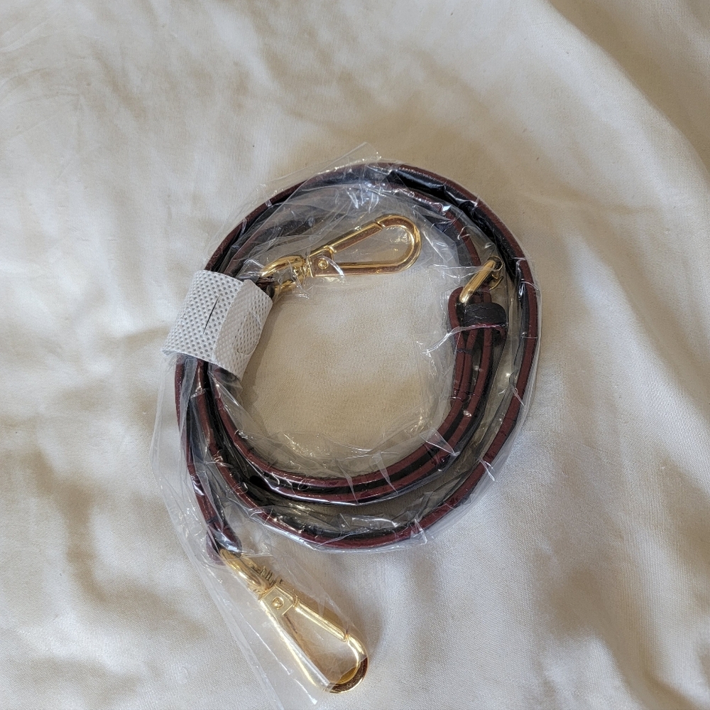 MZ Wallace Boysenberry Leather Strap